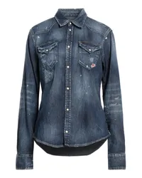 Dsquared2 Jeanshemd Blau