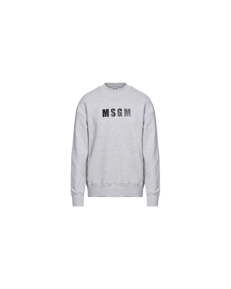 MSGM TOPS - Sweatshirtsauf YOOX.COM Hellgrau