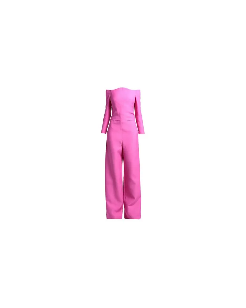Valentino Garavani OVERALLS - Jumpsuitsauf YOOX.COM Fuchsia