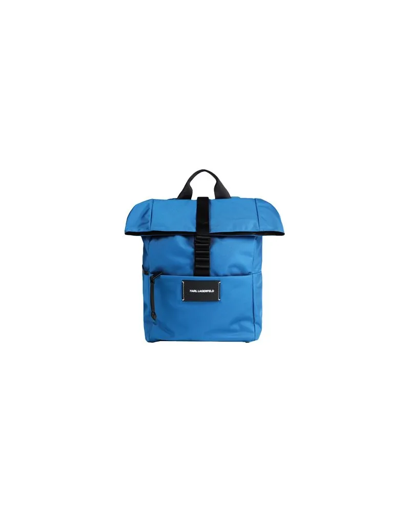 Karl Lagerfeld K/HOOK BACKPACK  - TASCHEN - Rucksäckeauf YOOX.COM Azurblau