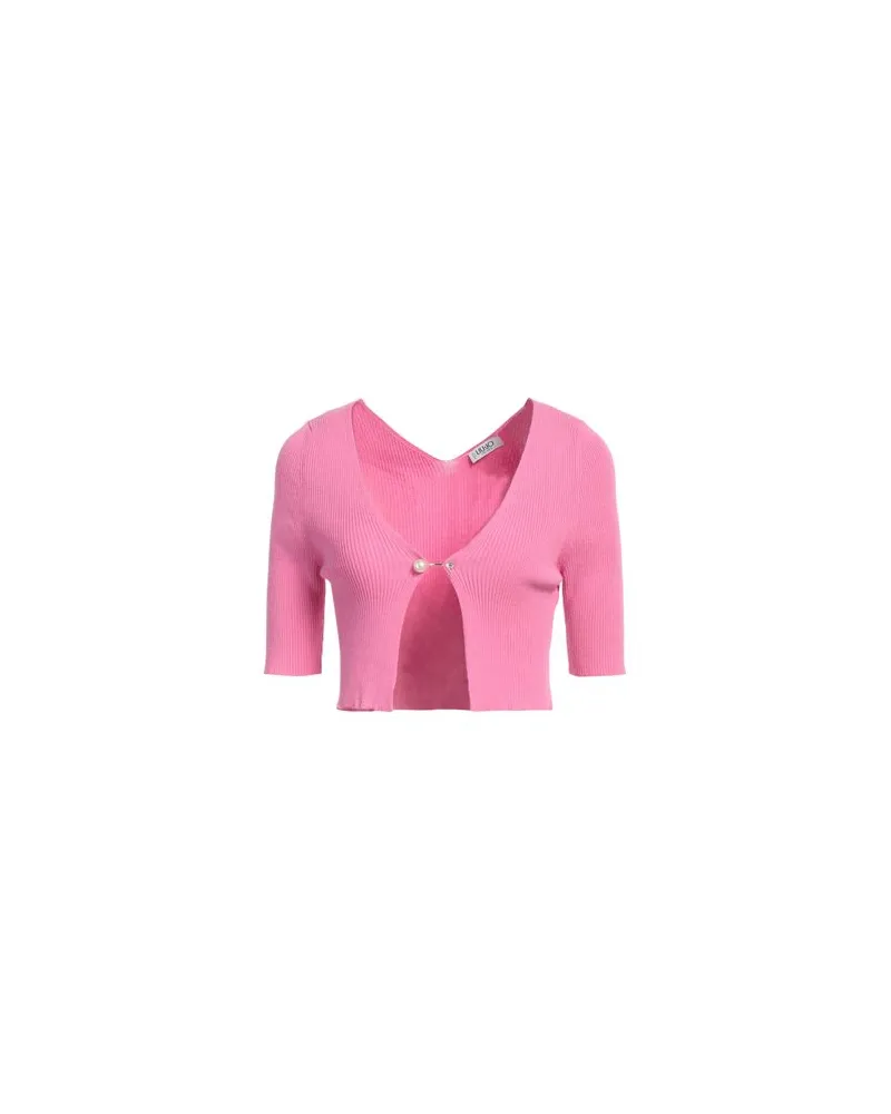 Liu Jo STRICKWAREN - Strickjackenauf YOOX.COM Magenta