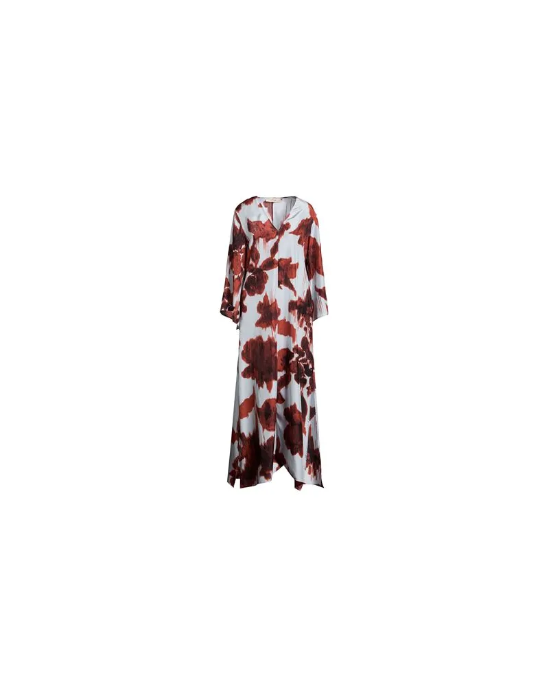 Jucca KLEIDER - Maxi-Kleiderauf YOOX.COM Rostrot