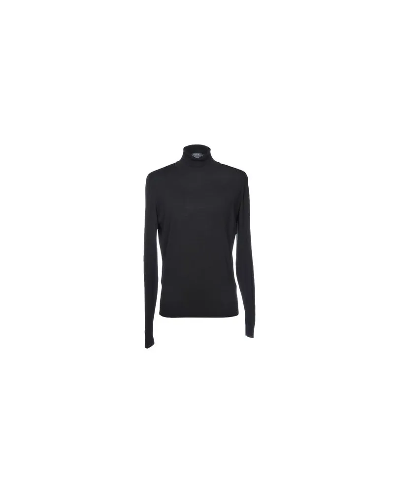 John Smedley STRICKWAREN - Rollkragenpulloverauf YOOX.COM Schwarz