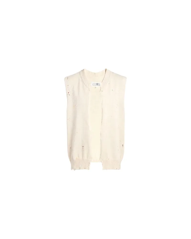 Maison Margiela STRICKWAREN - Strickjackenauf YOOX.COM Elfenbein