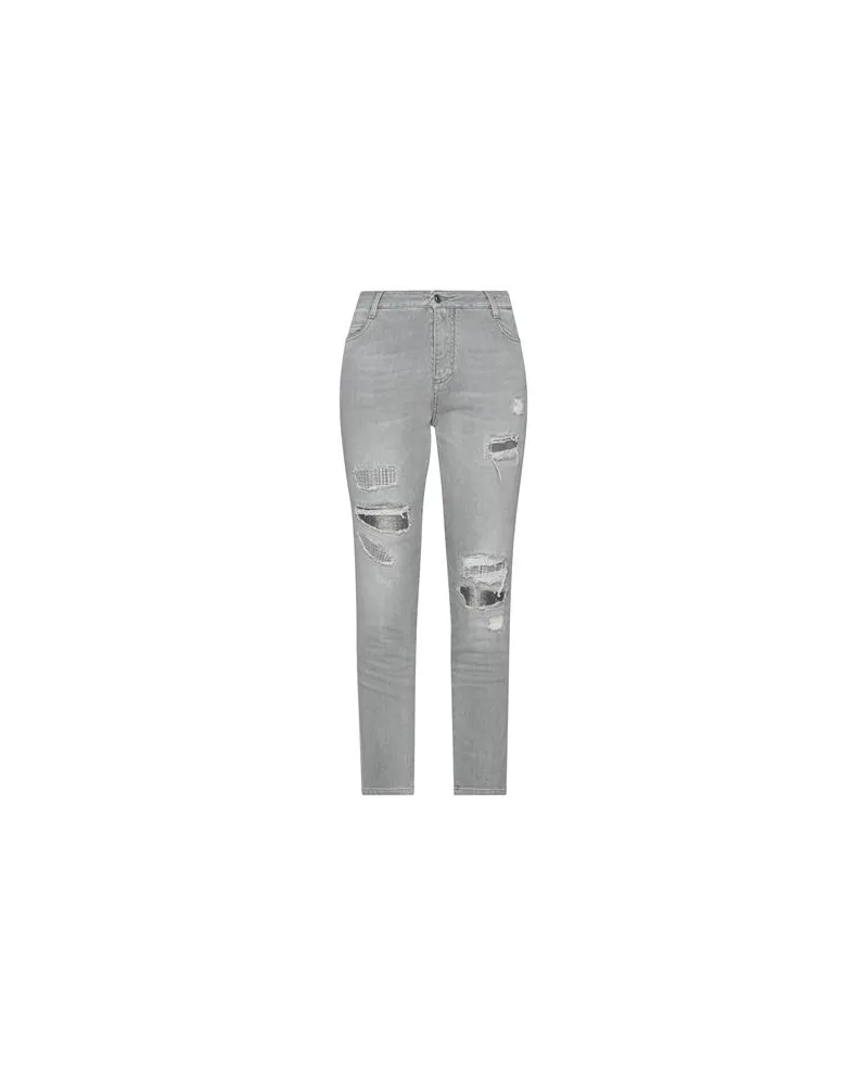 Ermanno Scervino HOSEN & RÖCKE - Jeanshosenauf YOOX.COM Grau