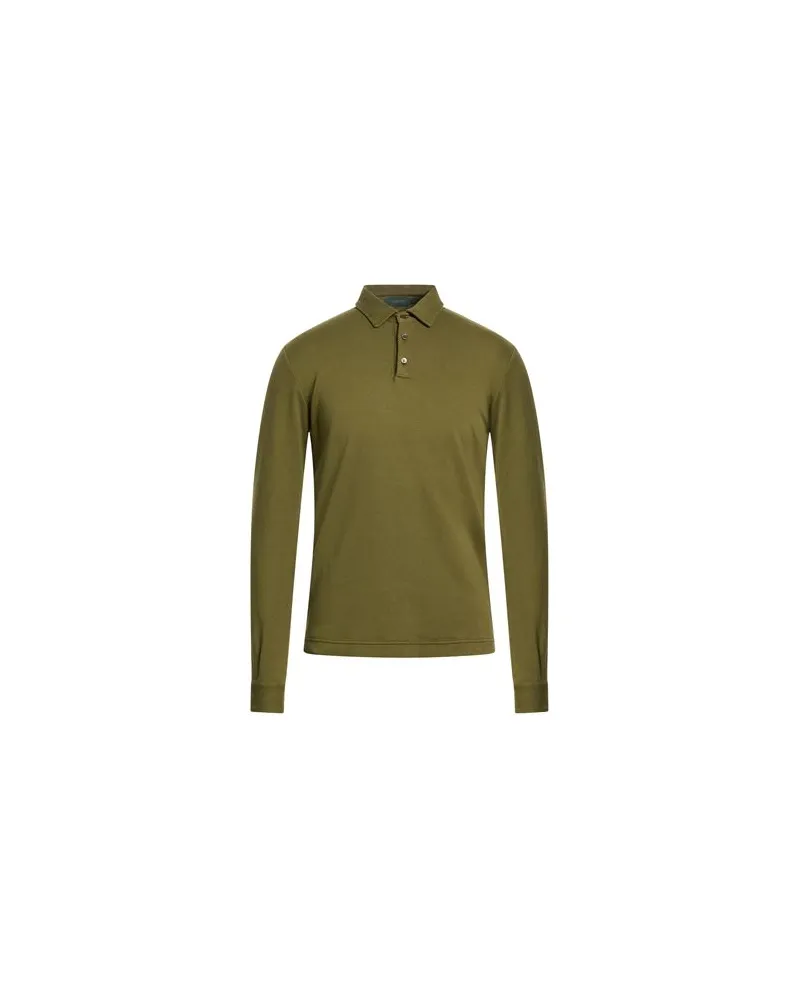 Zanone TOPS - Poloshirtsauf YOOX.COM Militärgrün