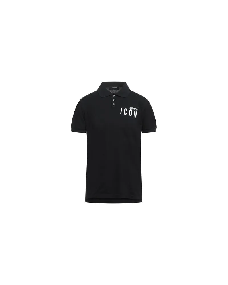 Dsquared2 TOPS - Poloshirtsauf YOOX.COM Schwarz