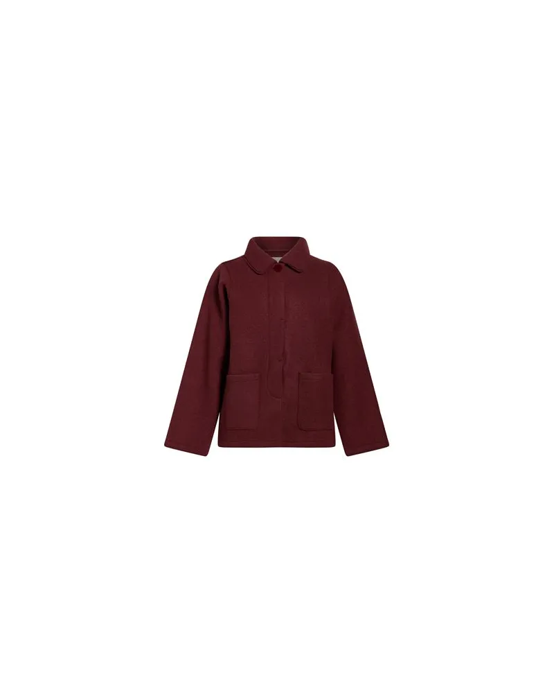 Lunaria Cashmere JACKEN & MÄNTEL - Mäntelauf YOOX.COM Ziegelrot