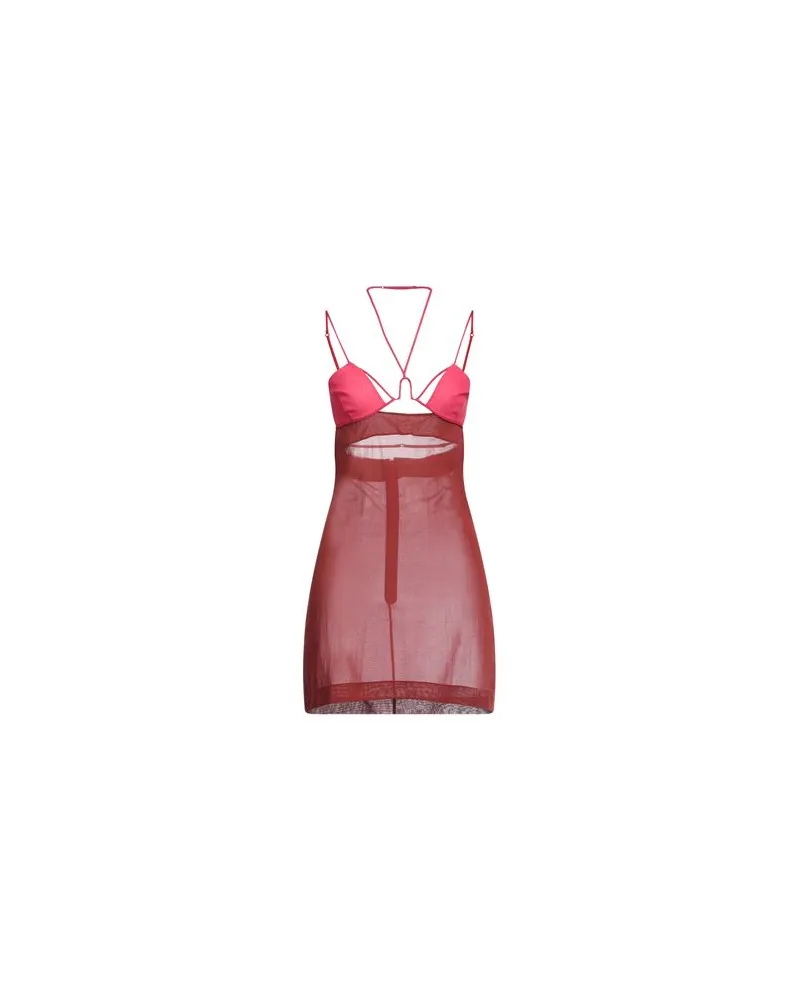 Nensi Dojaka KLEIDER - Mini-Kleiderauf YOOX.COM Fuchsia