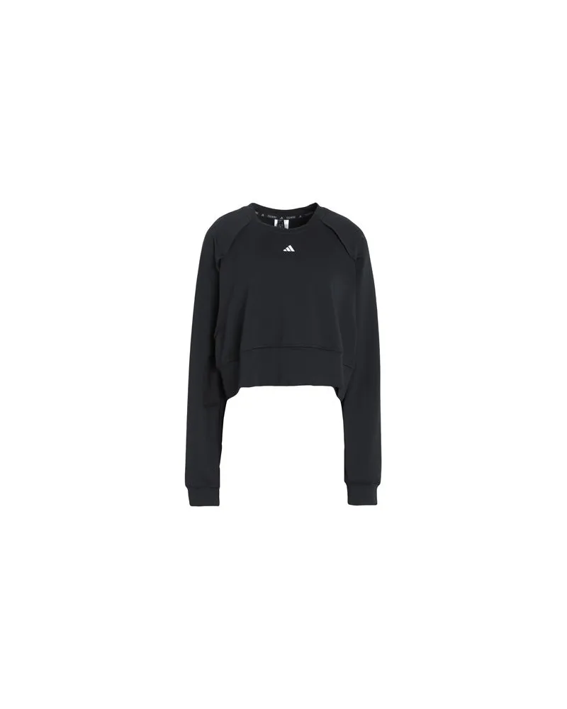adidas POWER COVER UP  - TOPS - Sweatshirtsauf YOOX.COM Schwarz