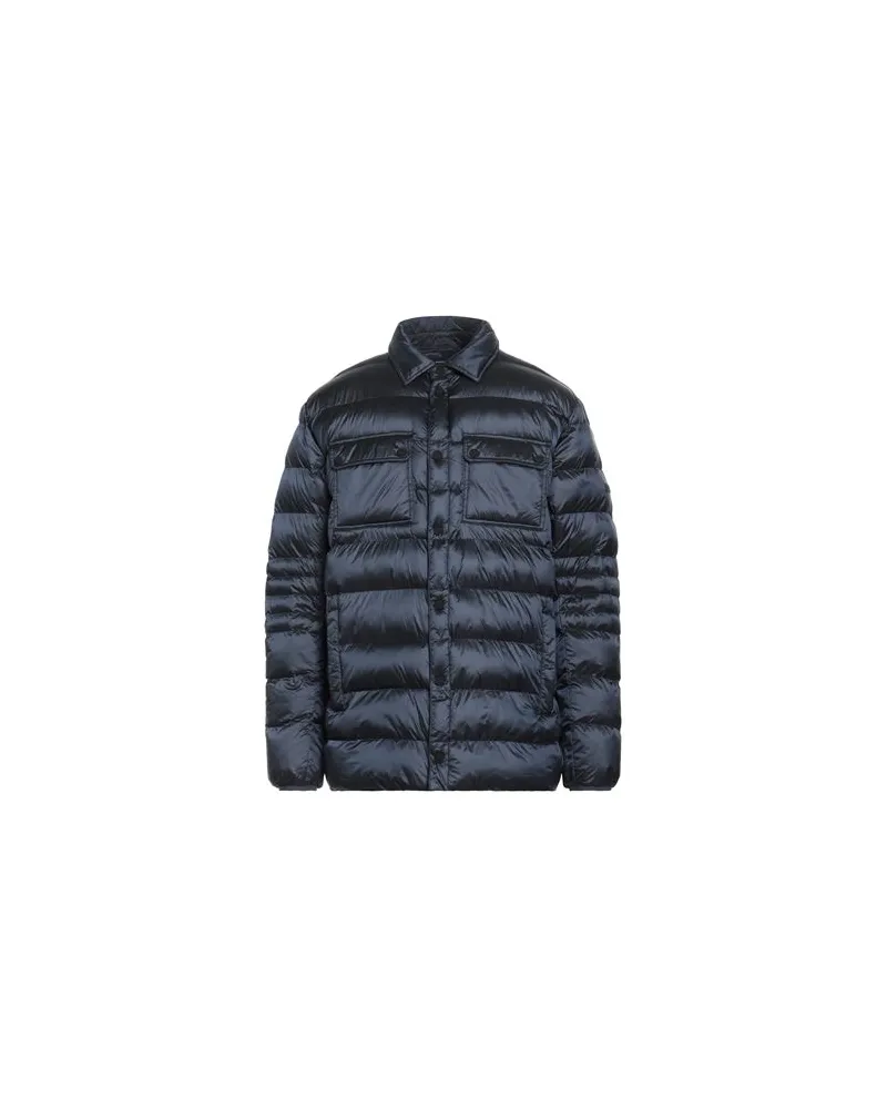 Hackett EARTH  - JACKEN & MÄNTEL - Pufferjacken & Daunenjackenauf YOOX.COM Blau