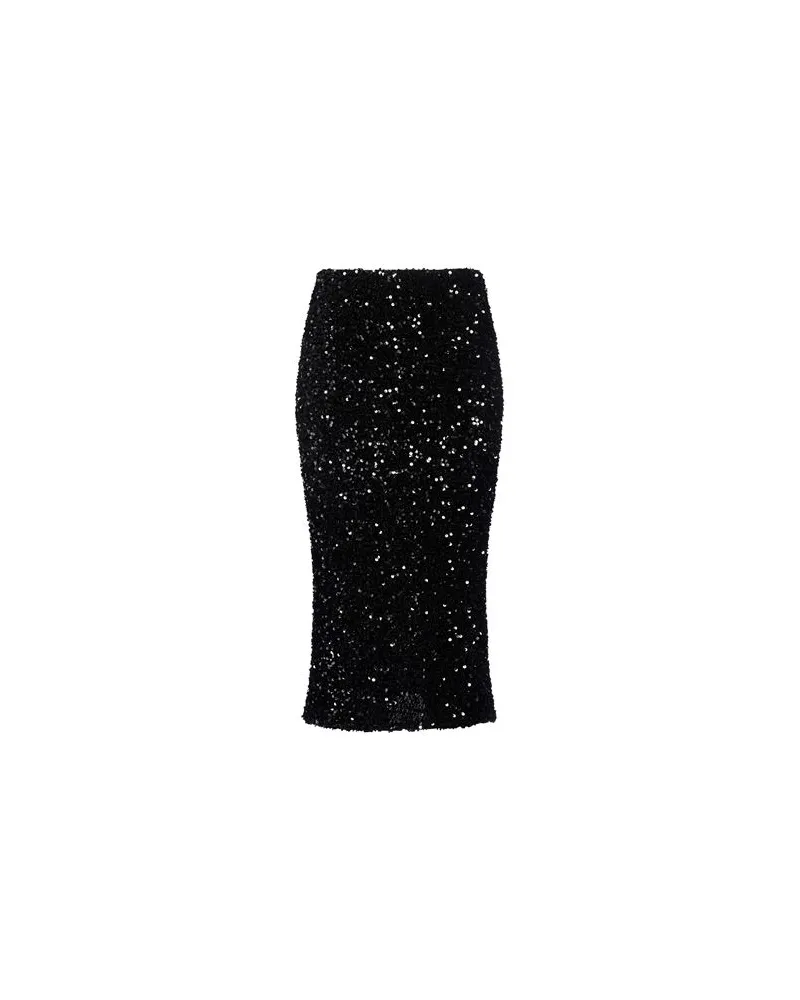 KONTATTO HOSEN & RÖCKE - Midi-Röckeauf YOOX.COM Schwarz
