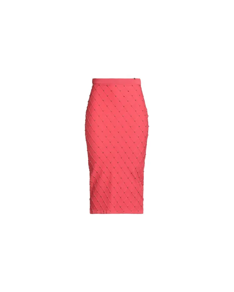 Elisabetta Franchi HOSEN & RÖCKE - Midi-Röckeauf YOOX.COM Koralle