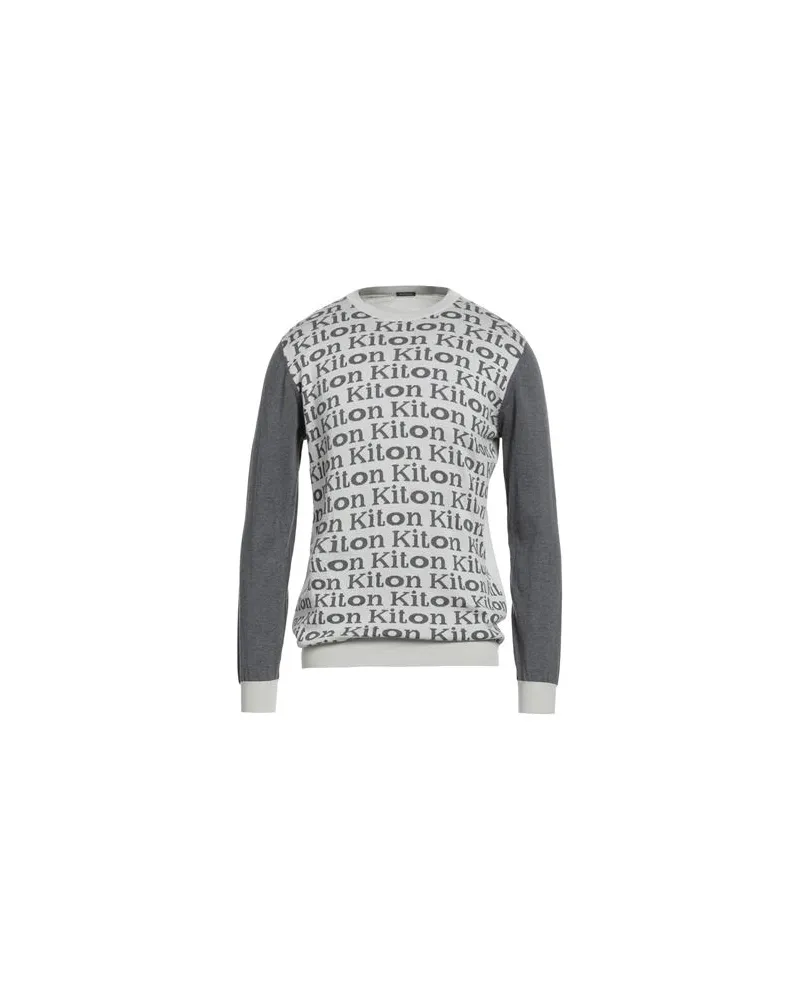 Kiton STRICKWAREN - Pulloverauf YOOX.COM Hellgrau
