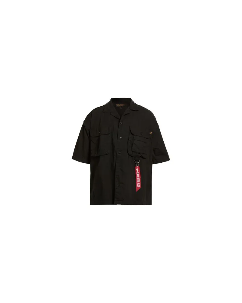 Alpha Industries TOPS - Hemdenauf YOOX.COM Schwarz