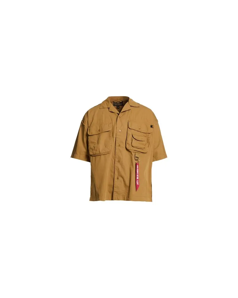 Alpha Industries TOPS - Hemdenauf YOOX.COM Kamel