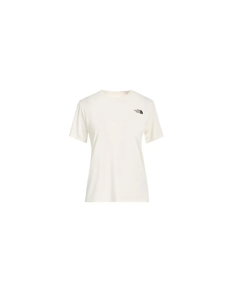 The North Face W LINEAR SIDE FOUNDATION SS TEE  - TOPS - T-shirtsauf YOOX.COM Elfenbein