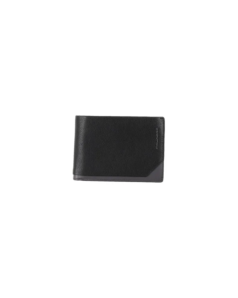 Piquadro Kleinlederwaren - Brieftaschenauf YOOX.COM Schwarz
