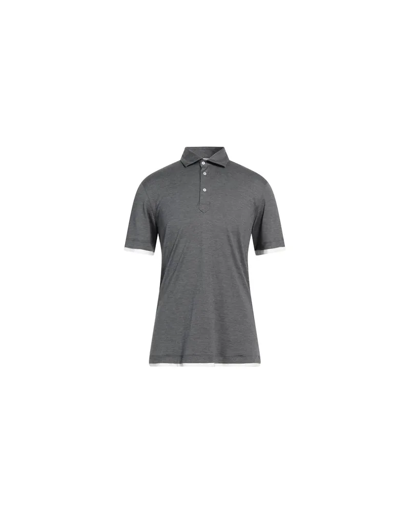 Brunello Cucinelli TOPS - Poloshirtsauf YOOX.COM Blei