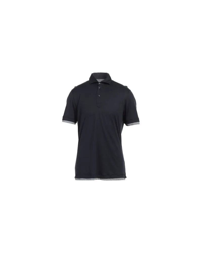 Brunello Cucinelli TOPS - Poloshirtsauf YOOX.COM Marineblau