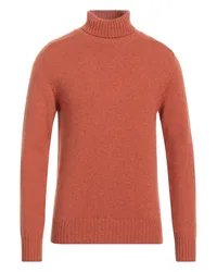 Isaia Rollkragenpullover Orange