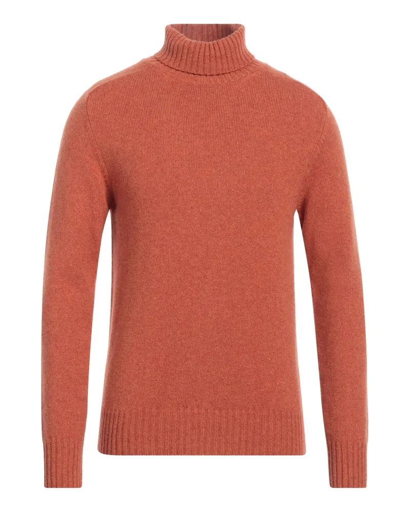 Isaia Rollkragenpullover Orange