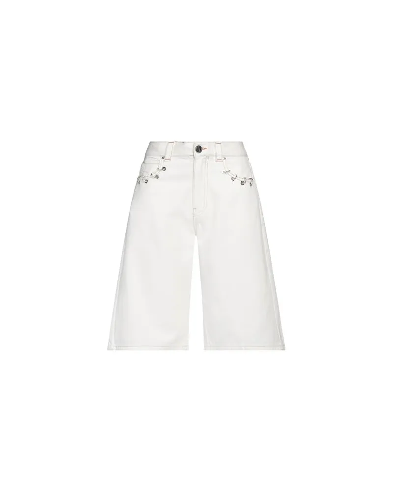 Pinko HOSEN & RÖCKE - Jeansshortsauf YOOX.COM Weiß