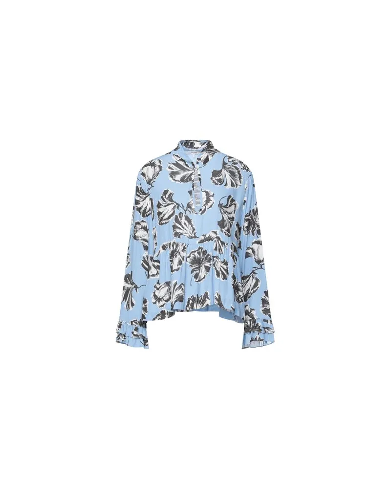 Ganni TOPS - Topsauf YOOX.COM Himmelblau