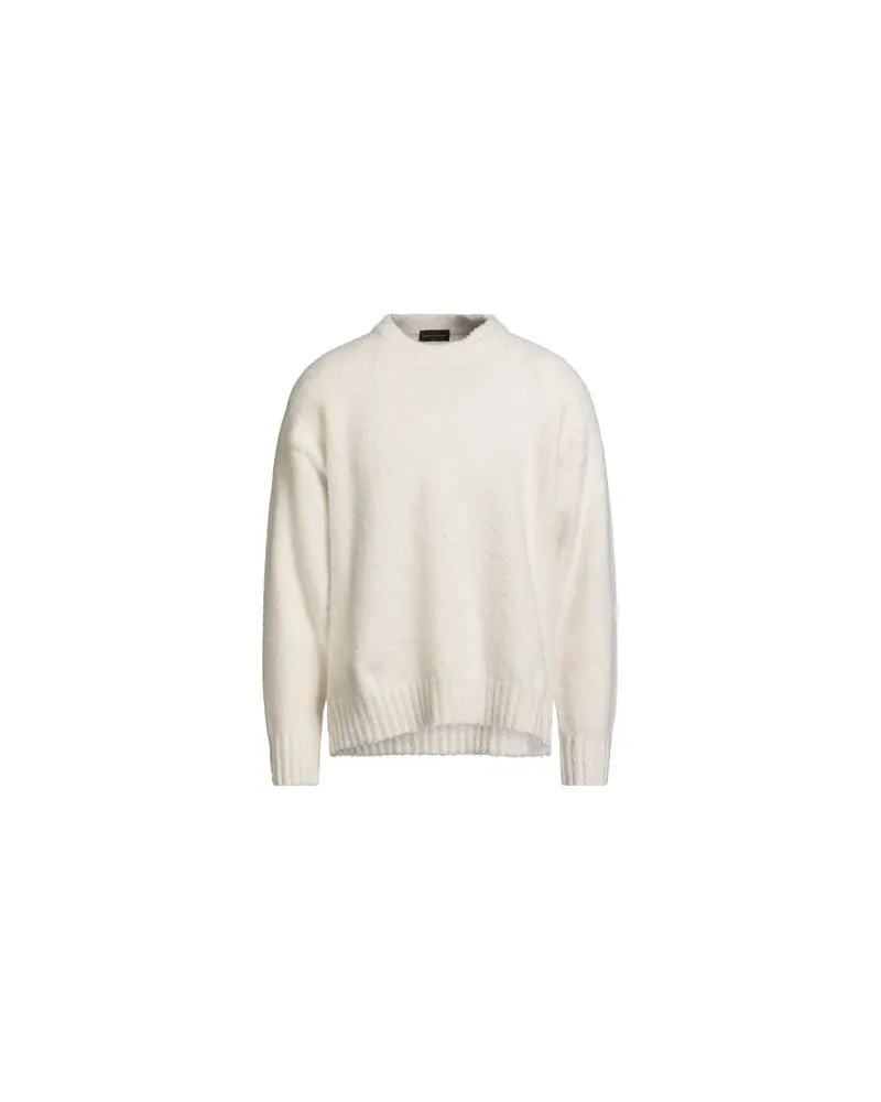 Roberto Collina STRICKWAREN - Pulloverauf YOOX.COM Cremeweiß