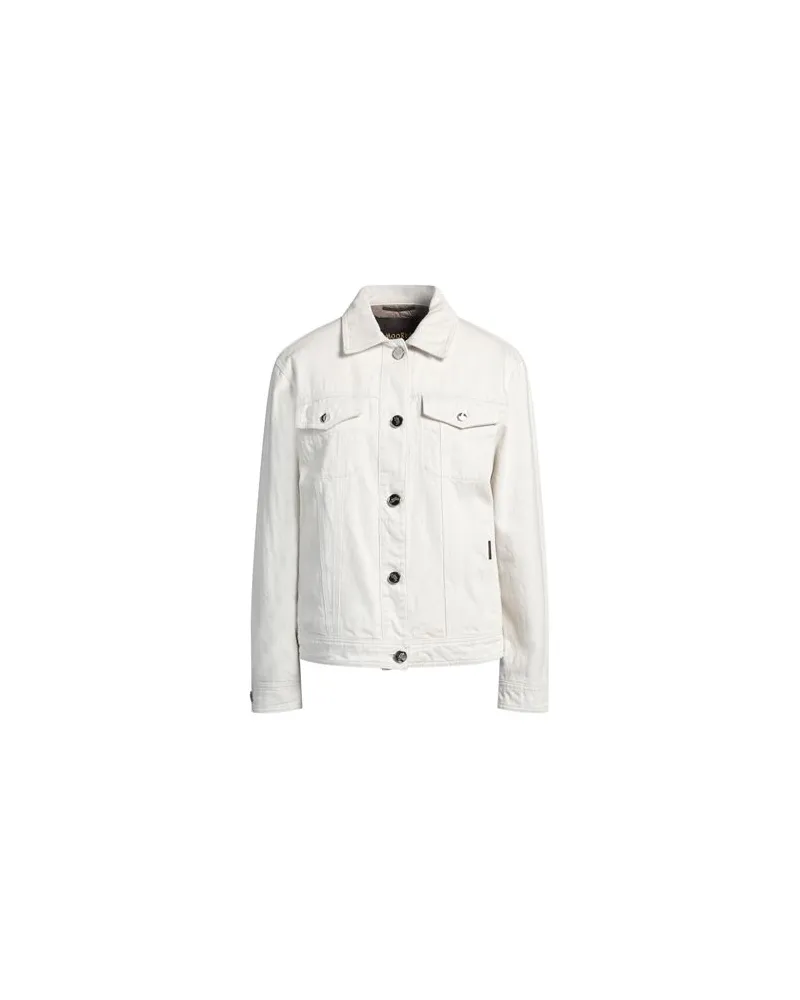 MOORER JACKEN & MÄNTEL - Jeansjacken/Mäntelauf YOOX.COM Elfenbein