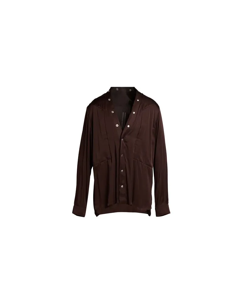 Rick Owens TOPS - Hemdenauf YOOX.COM Schokobraun