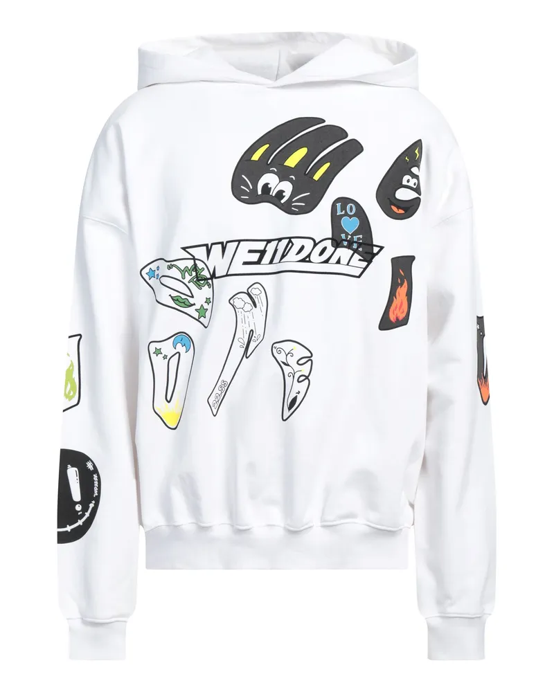 WE 11 DONE Sweatshirt Weiß