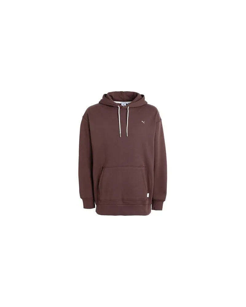 Puma MMQ Hoodie  - MMQ Hoodie - TOPS - Sweatshirtsauf YOOX.COM Braun