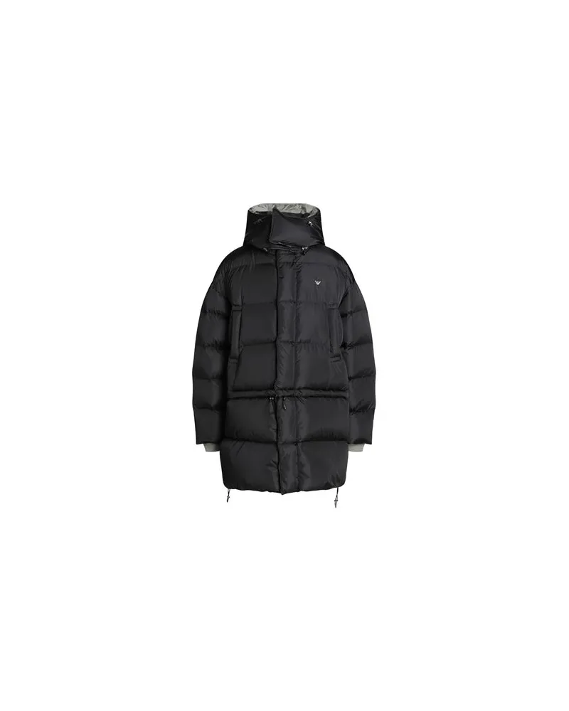 Emporio Armani JACKEN & MÄNTEL - Pufferjacken & Daunenjackenauf YOOX.COM Schwarz