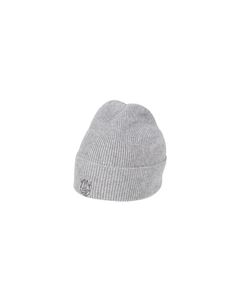 Brunello Cucinelli ACCESSOIRES - Mützen & Hüteauf YOOX.COM Grau