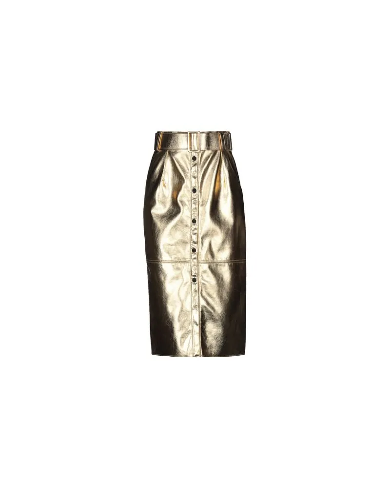 MSGM HOSEN & RÖCKE - Midi-Röckeauf YOOX.COM Gold
