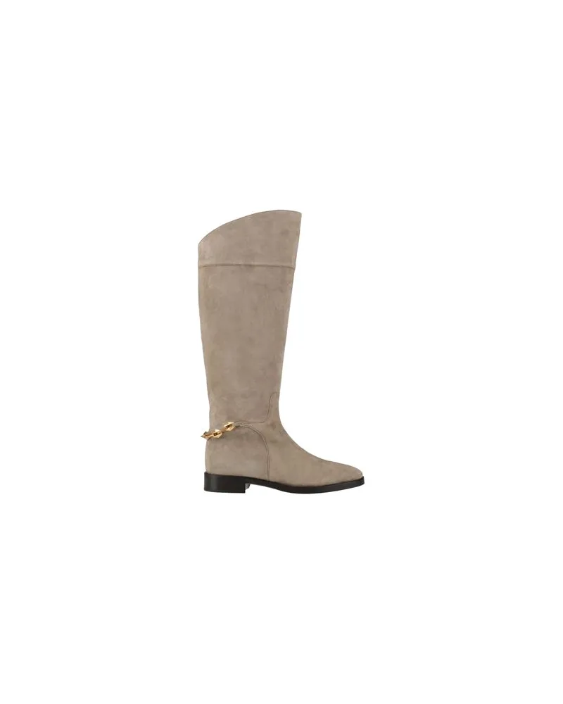 Jimmy Choo SCHUHE - Stiefelauf YOOX.COM Grau