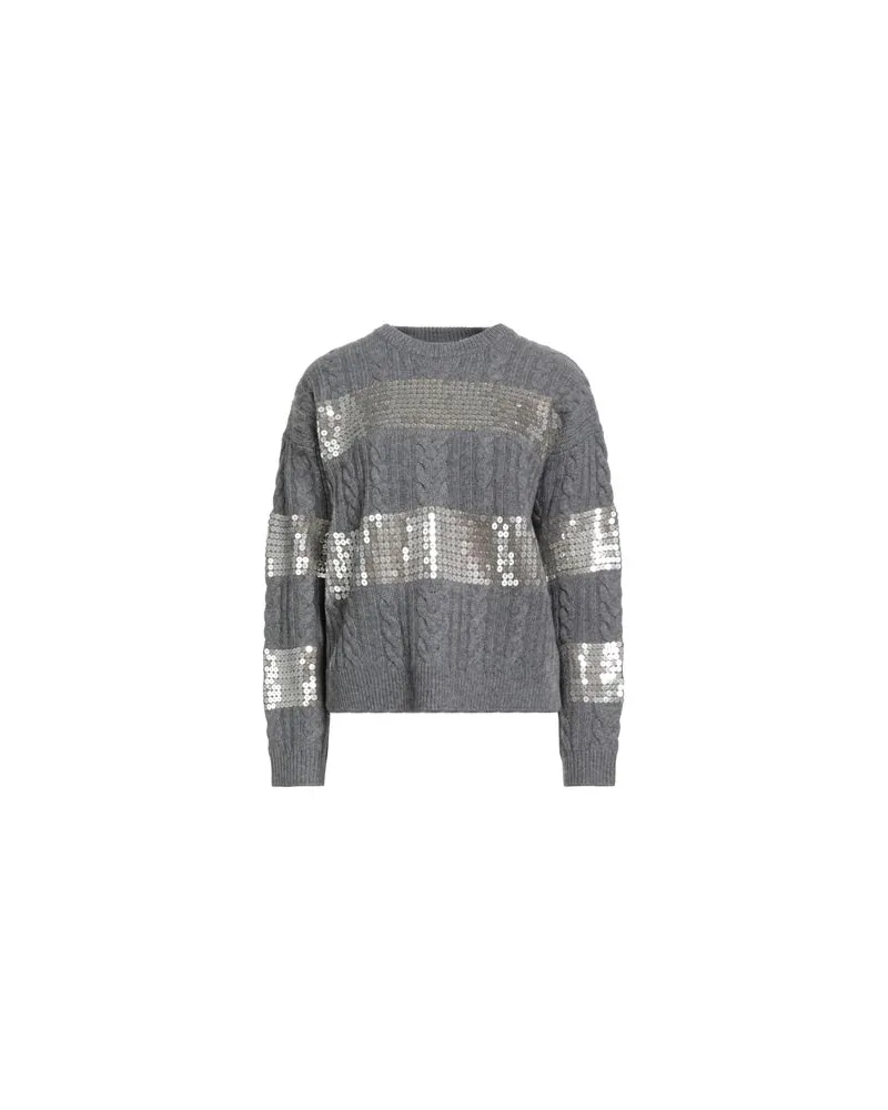 Icona By Kaos STRICKWAREN - Pulloverauf YOOX.COM Grau