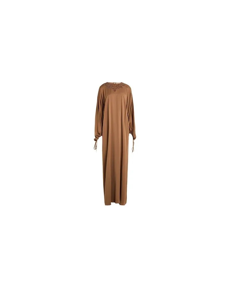 Max Mara KLEIDER - Maxi-Kleiderauf YOOX.COM Hellbraun