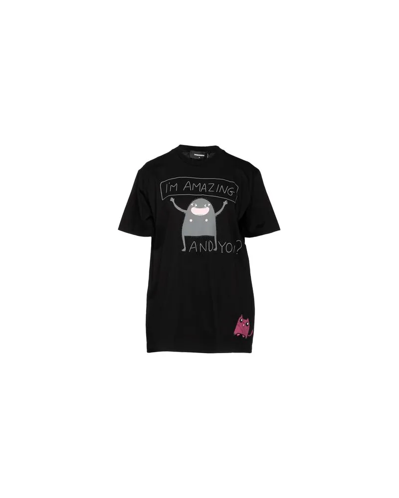 Dsquared2 TOPS - T-shirtsauf YOOX.COM Schwarz