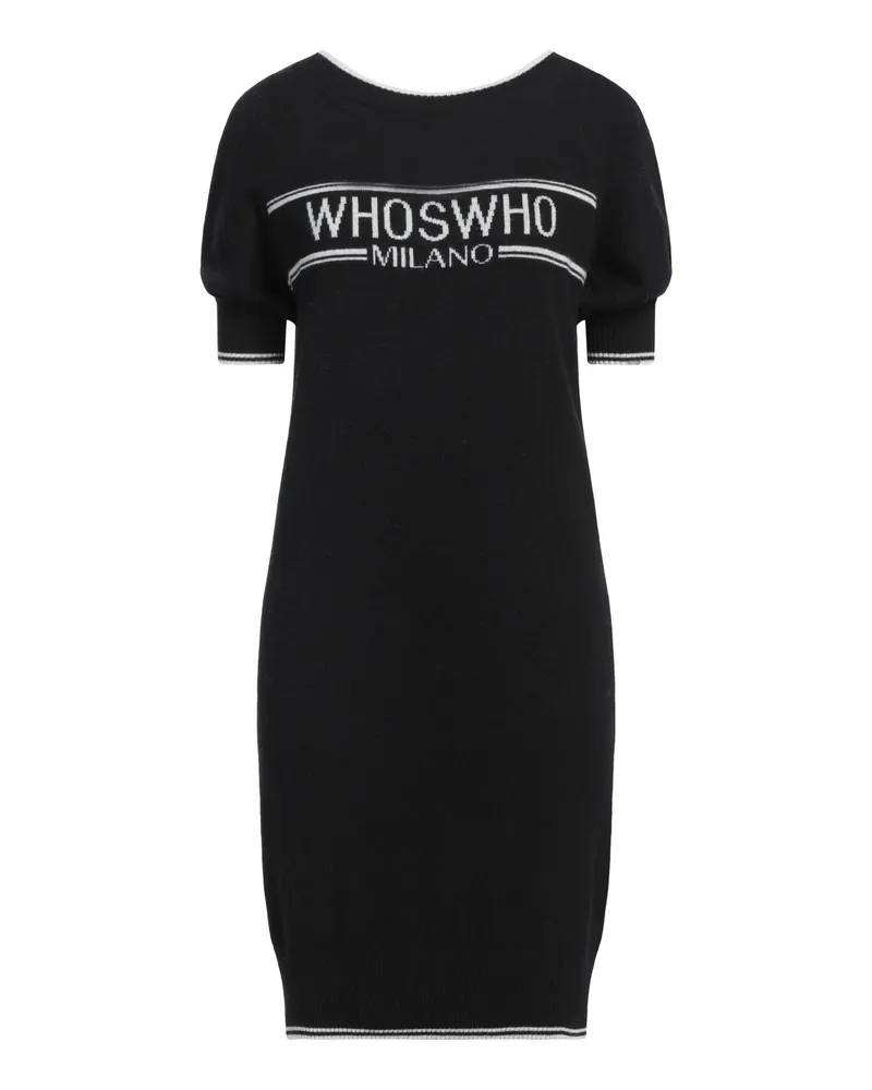 WHO*S WHO Mini-Kleid Schwarz