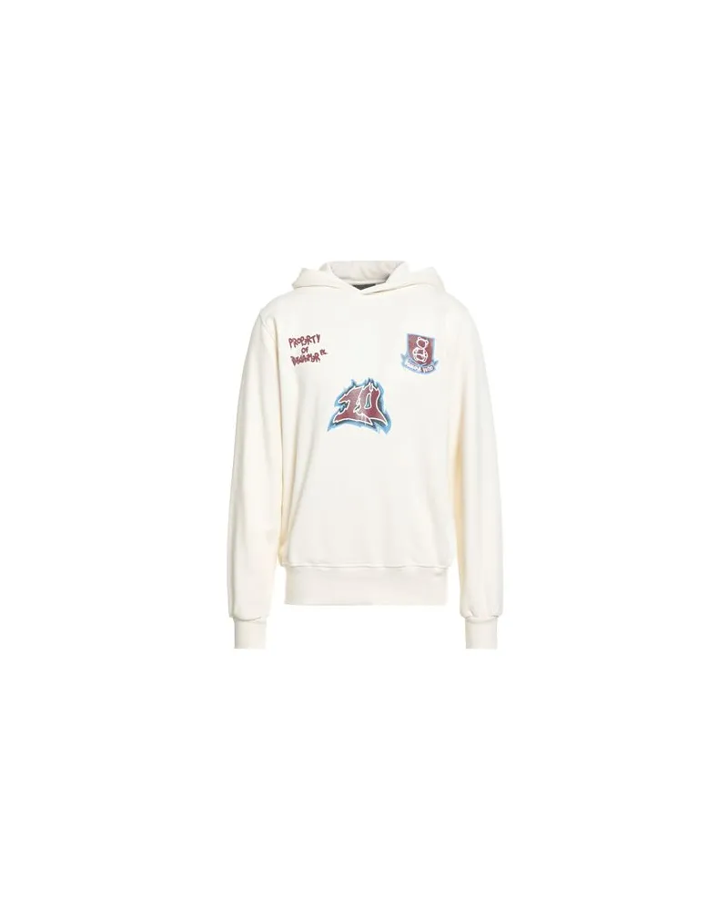 DISCLAIMER TOPS - Sweatshirtsauf YOOX.COM Cremeweiß