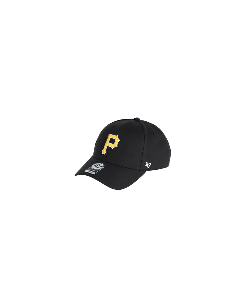 '47 Cappellino Sure Shot MVP Snapback Pittsburgh Pirates  - '47 Cappellino Sure Shot MVP Snapback Pittsburgh Pirates - ACCESSOIRES - Mützen & Hüteauf YOOX.COM Schwarz
