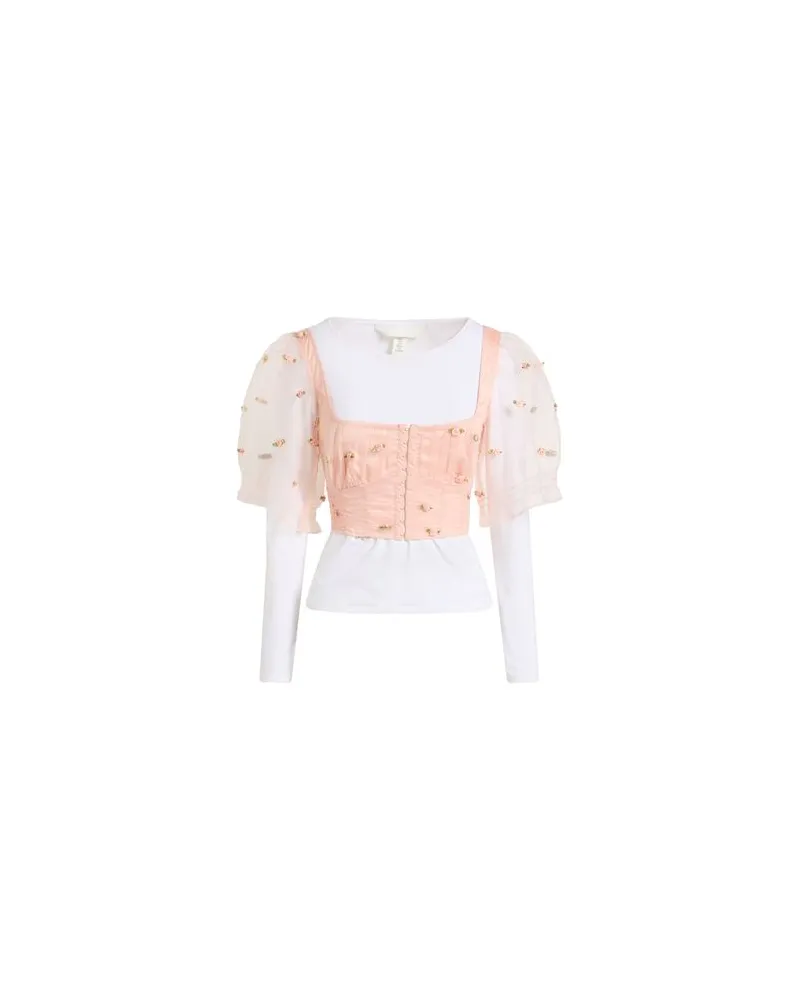 For Love and Lemons TOPS - Topsauf YOOX.COM Hellrosa