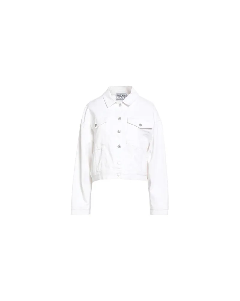 Moschino JACKEN & MÄNTEL - Jeansjacken/Mäntelauf YOOX.COM Weiß