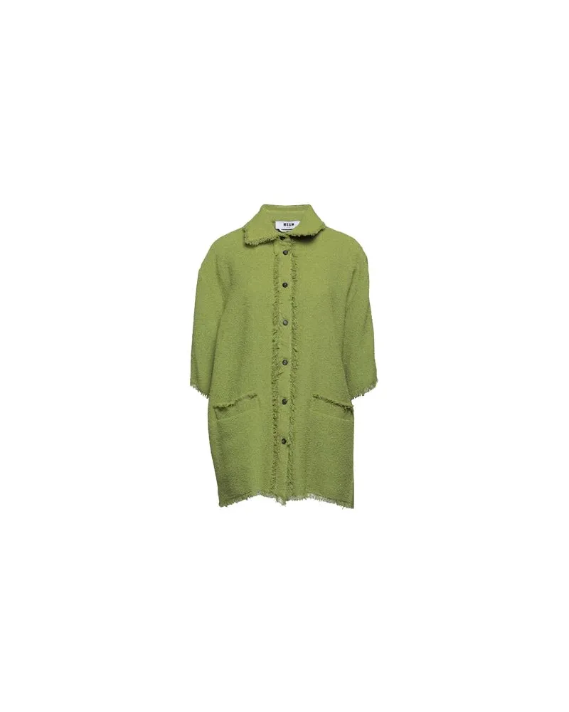 MSGM TOPS - Hemdenauf YOOX.COM Grün