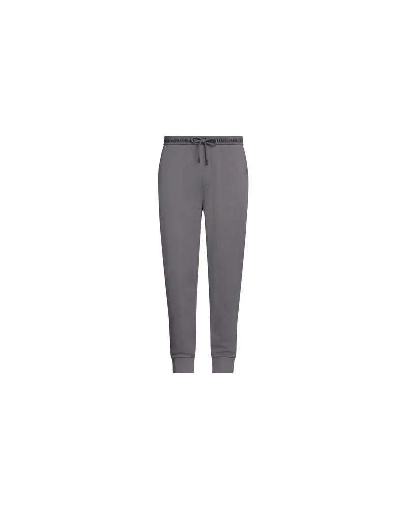 Calvin Klein LOGO JACQUARD HWK PANTS   - HOSEN & RÖCKE - Hosenauf YOOX.COM Grau