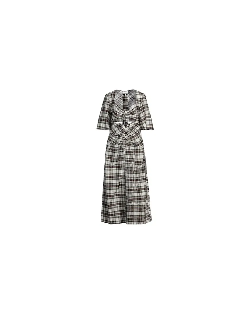 Ganni KLEIDER - Maxi-Kleiderauf YOOX.COM Grau