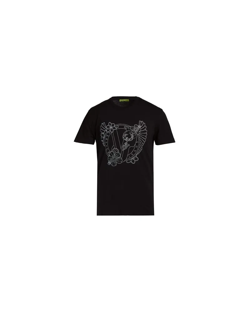 Versace Jeans TOPS - T-shirtsauf YOOX.COM Schwarz