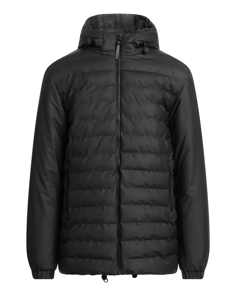 RAINS Pufferjacke & Daunenjacke Schwarz